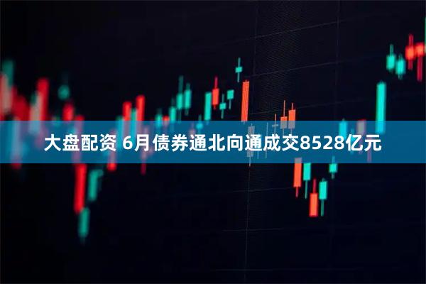 大盘配资 6月债券通北向通成交8528亿元