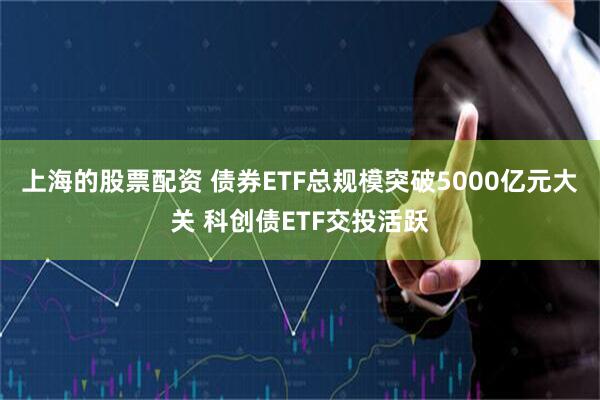 上海的股票配资 债券ETF总规模突破5000亿元大关 科创债ETF交投活跃
